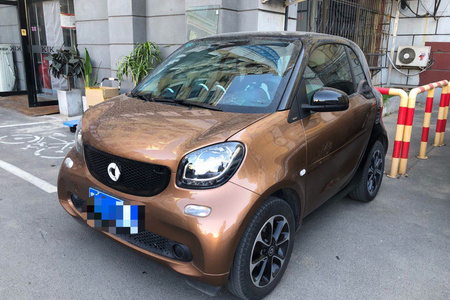 廊坊二手smart fortwo 2015款 1.0L 52千瓦硬顶激情版